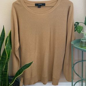 Beige Oversized Sweater